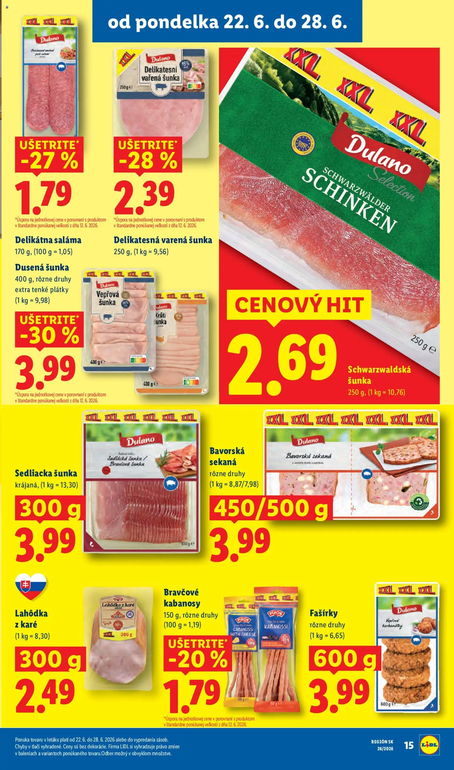 Nové Lidl akcie – leták je platný od 22.06.2026 | Strana: 25