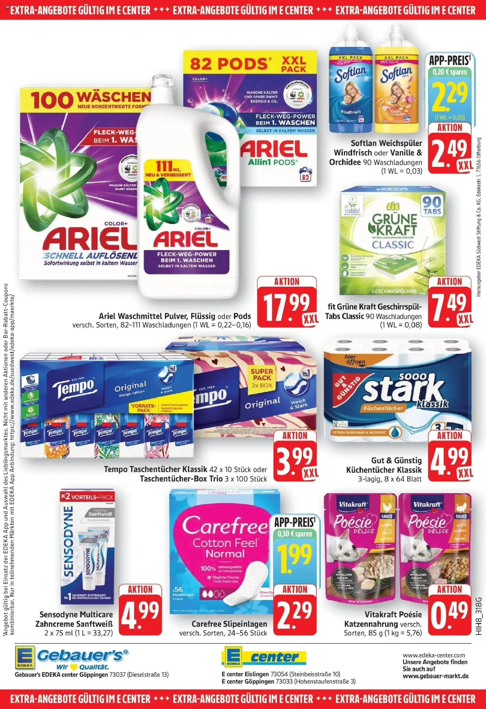 Edeka Prospekt Göppingen (ab 05.10.2026) » Angebote Online | Seite: 30 | Produkte: Orchidee, Box, Wasser, Waschmittel