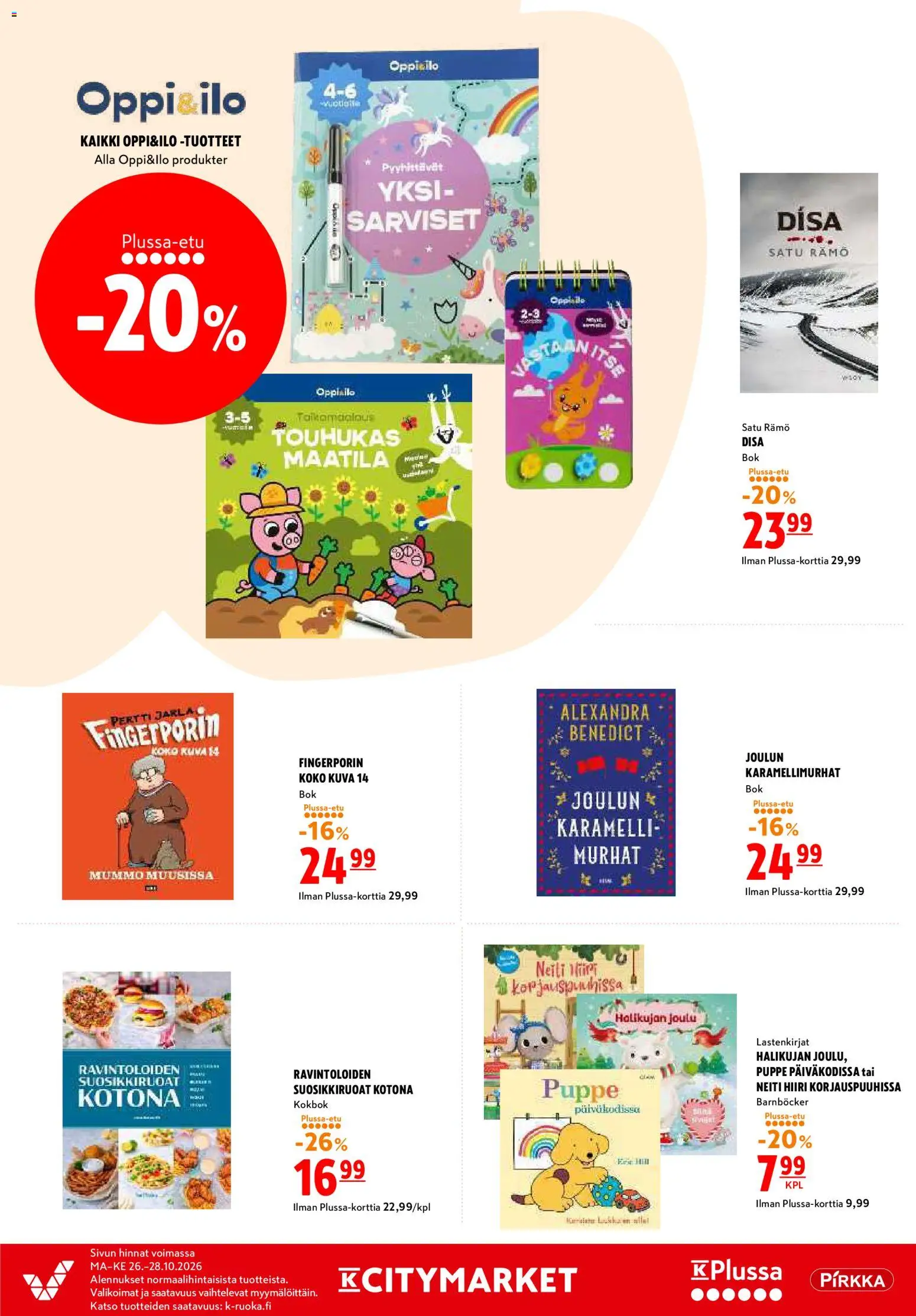 K-Citymarket tarjoukset – voimassa 26/10/2026 alkaen | Sivu: 18