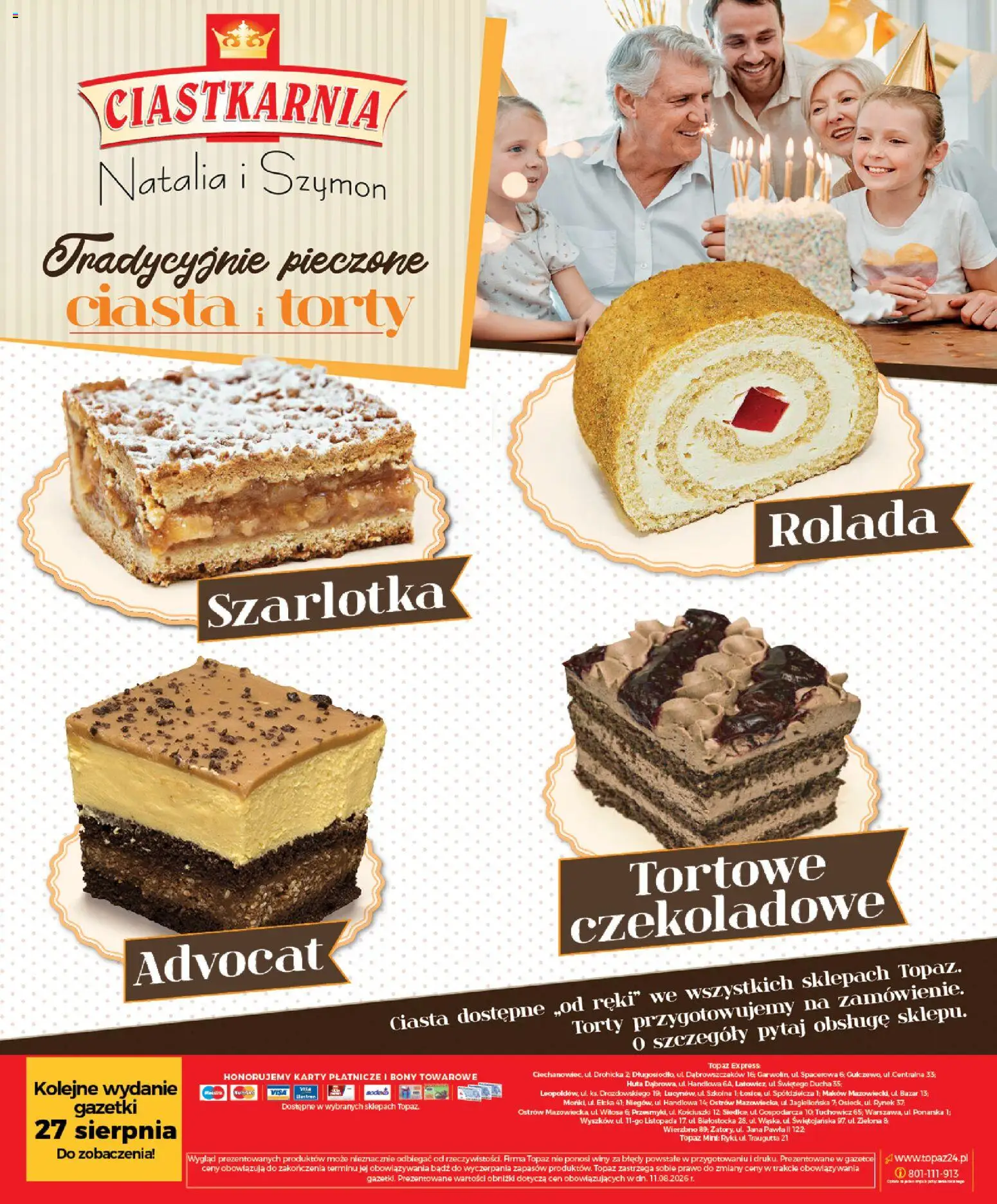 Topaz gazetka - Express od 20.08.2026 | Strona: 28 | Produkty: Rolada