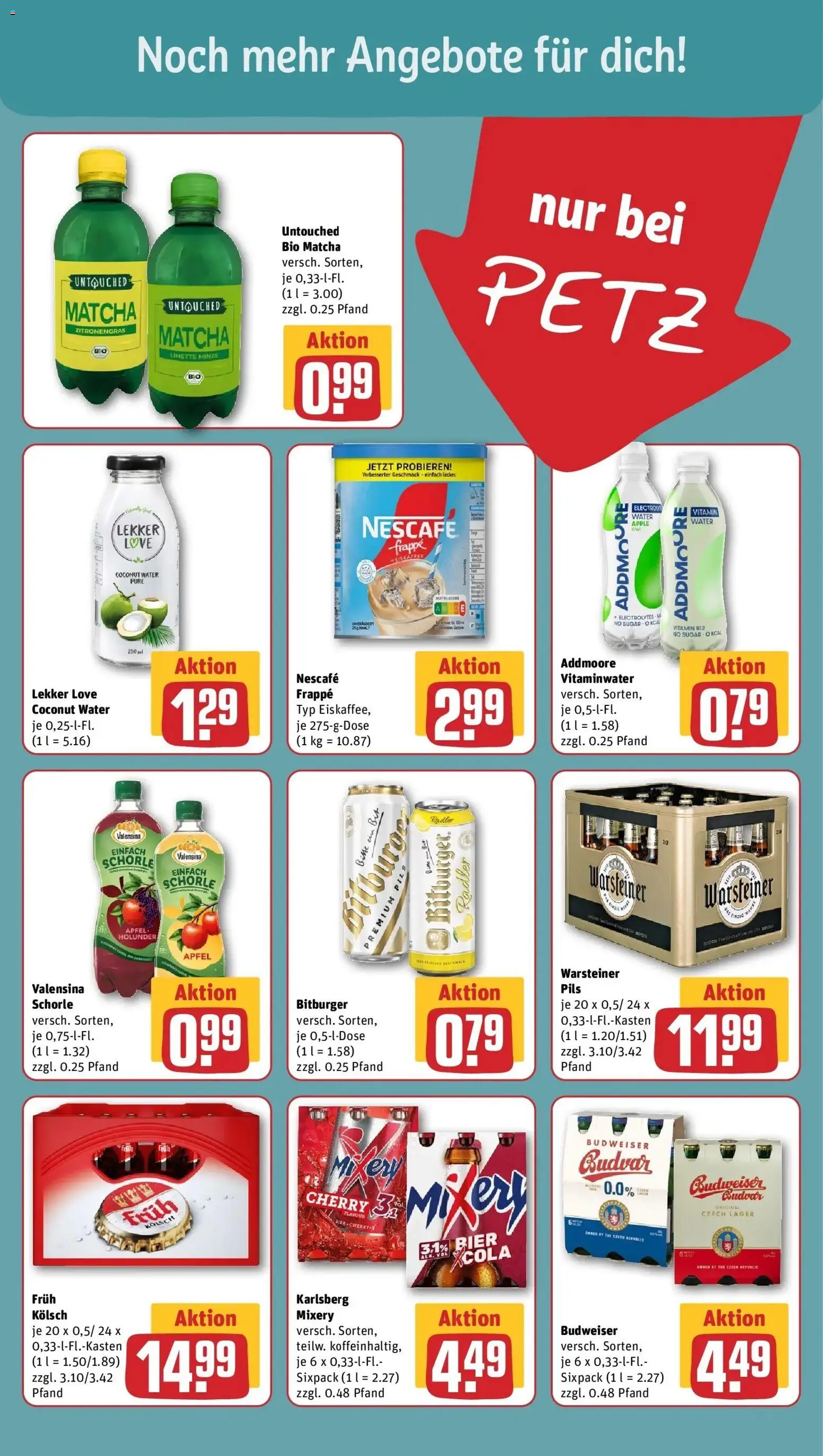 REWE Prospekt ab 31.08.2026 zum Blättern » Angebote | Seite: 19 | Produkte: Nescafe, Bier, Radler, Limette