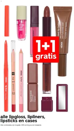 Hema folder - Voorbeeld van een folder van Hema, geldig van 27.04.2026 | Pagina: 13 | Producten: Lipgloss