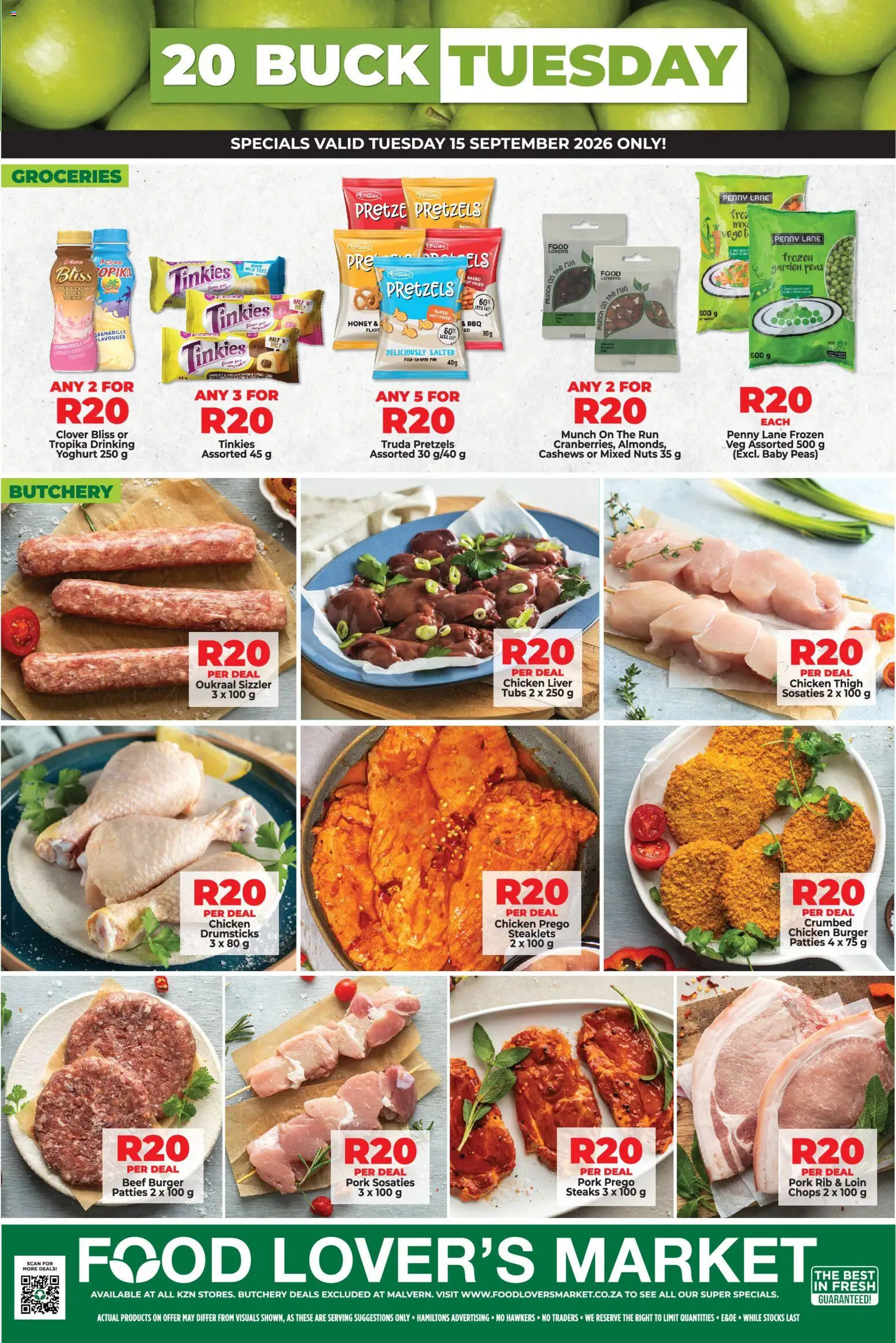 New Food Lover's Market catalogue – valid from 15/09/2026 | Page: 2 | Products: Yoghurt, Chicken drumsticks, Chicken, Cream