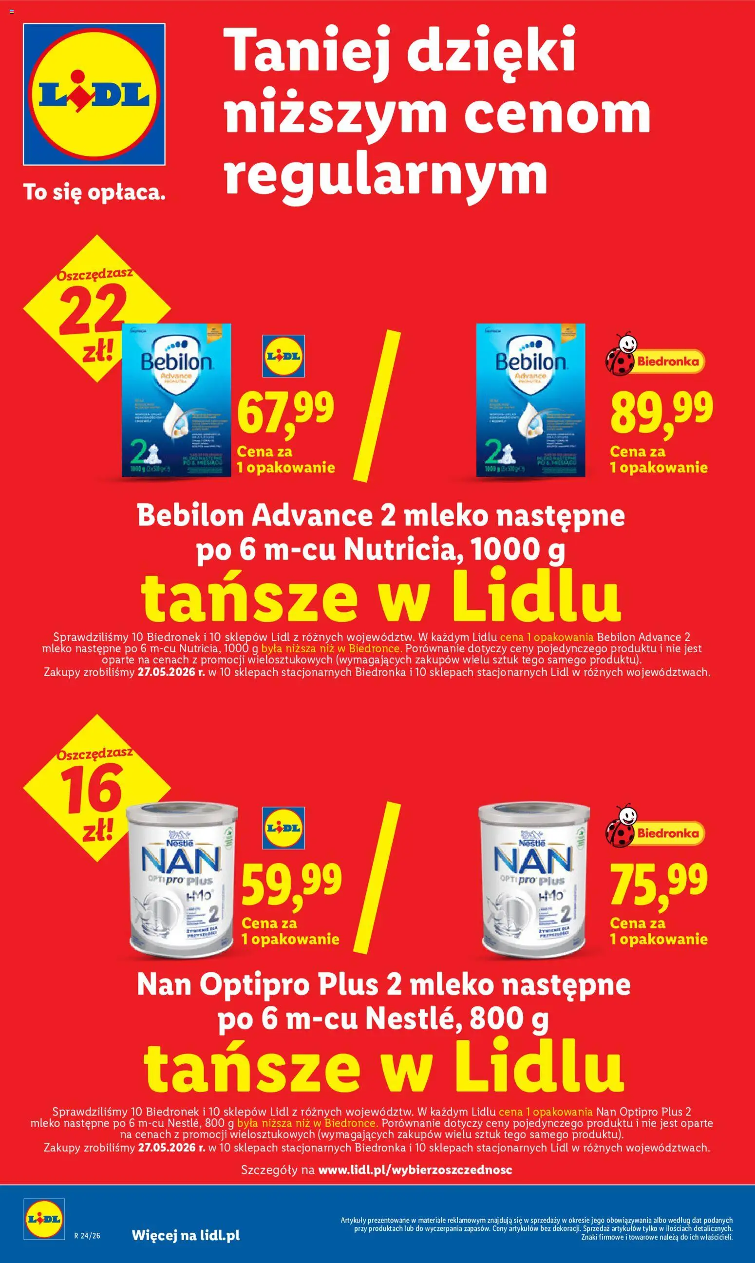 Lidl Polsko leták od 11.06.2026 | Strana: 34 | Produkty: Mléko