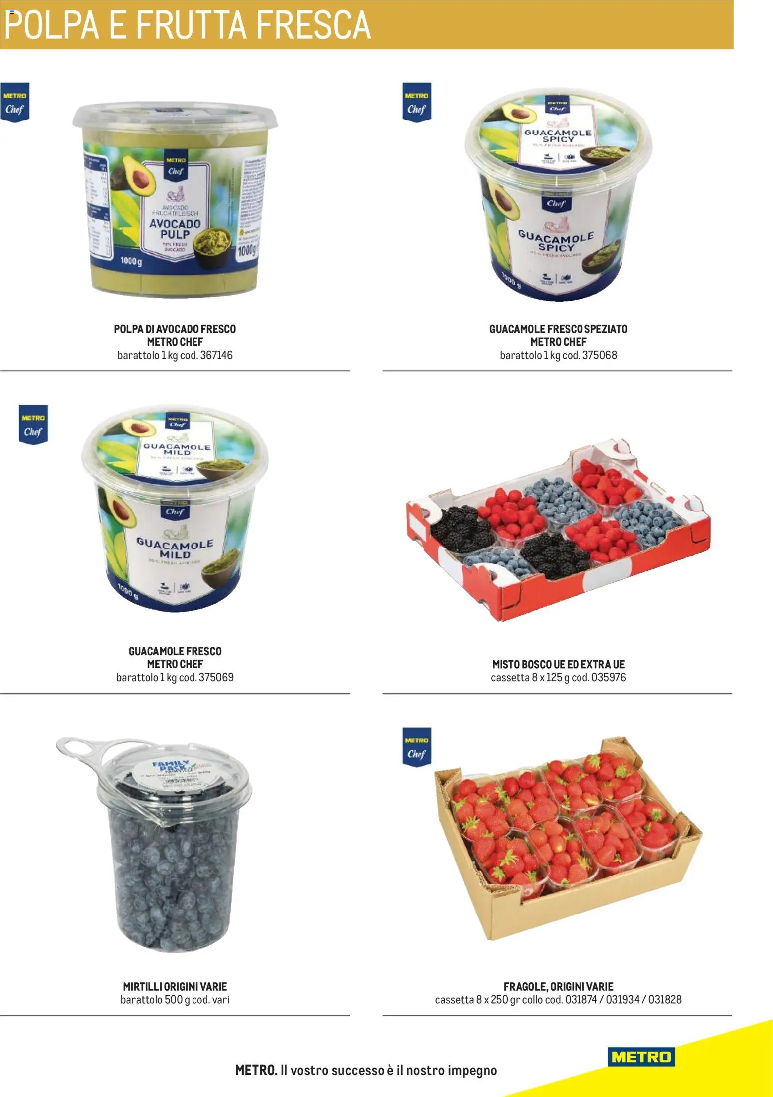 Volantino Metro del 31/08/2026 | Pagina: 57 | Prodotti: Frutta, Mirtilli, Collo, Guacamole
