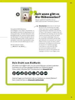 BioMarkt Kreo Magazin ab 26.10.2026 gültig | Seite: 65