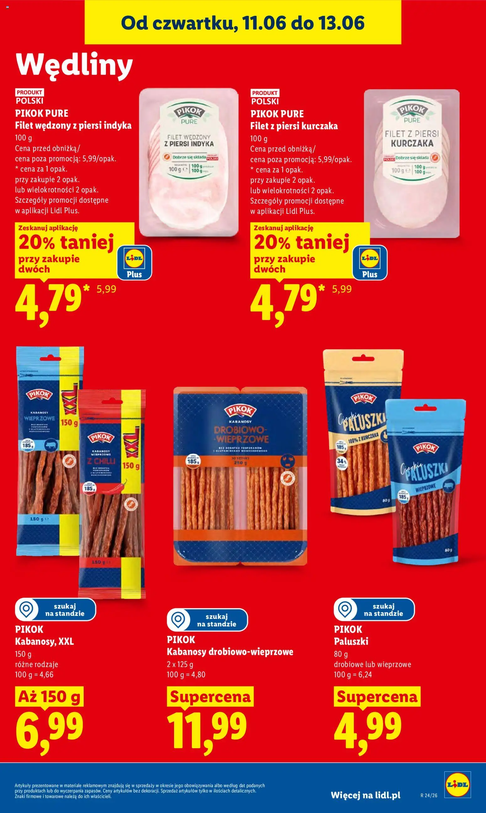 Lidl Polsko leták od 11.06.2026 | Strana: 53 | Produkty: Filet, Pikok