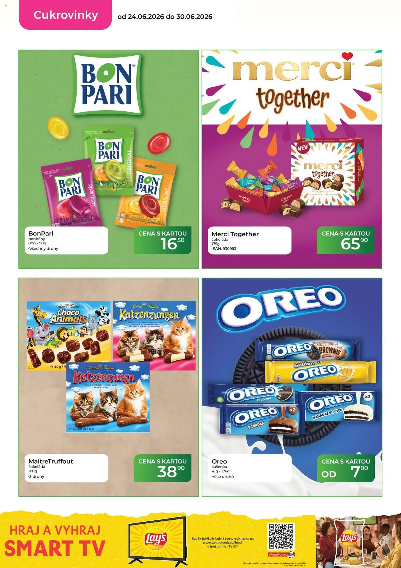 Tamda Foods leták od 24.06.2026 | Strana: 28 | Produkty: Brownie, Merci, Tv, Lay's