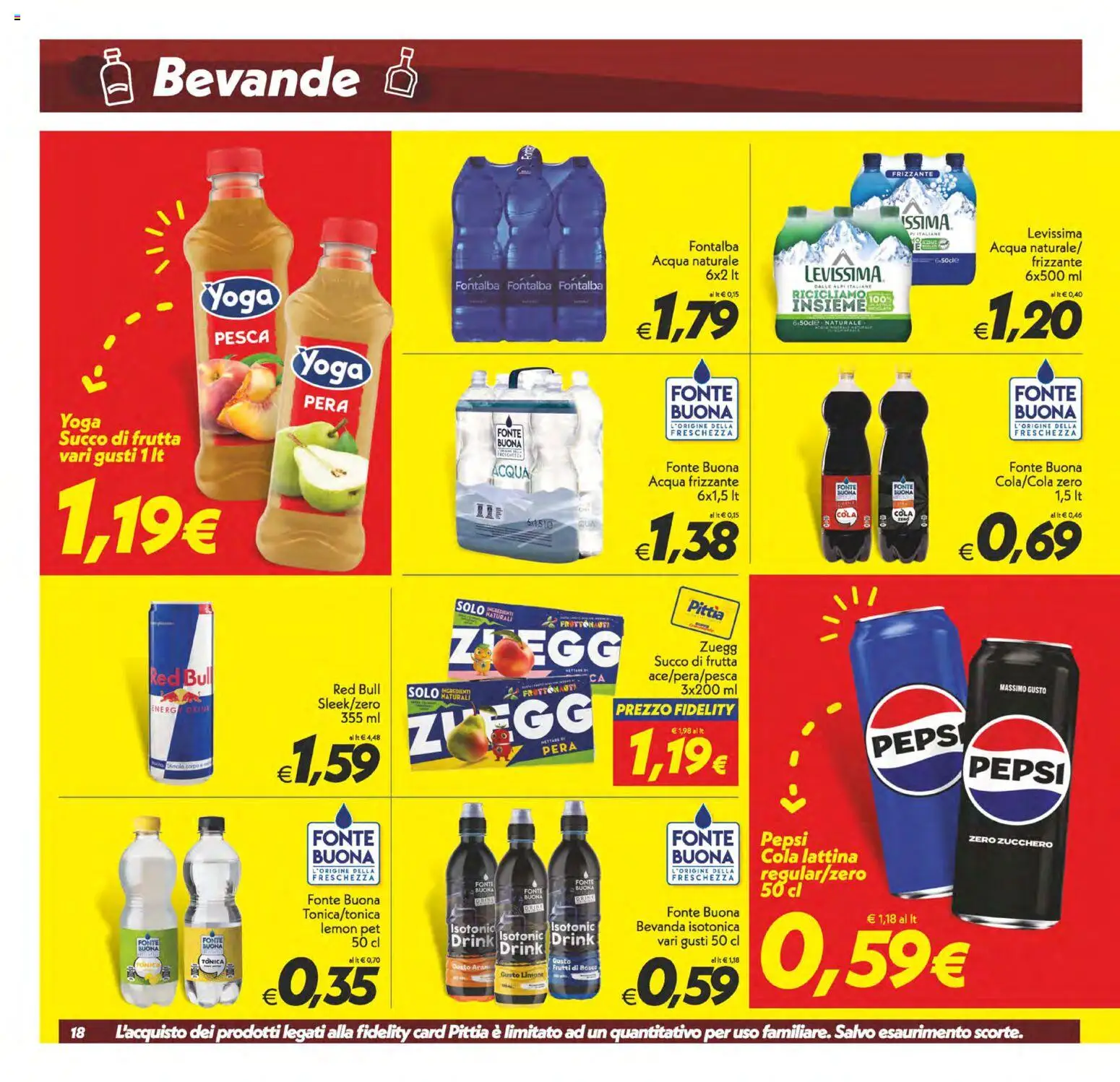 Volantino SuperConveniente del 02/10/2026 | Pagina: 18 | Prodotti: Frutti di bosco, Pepsi Zero, Bevande, Pepsi