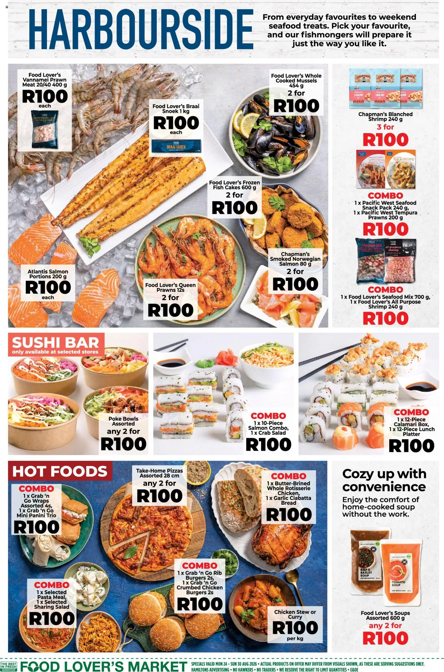 New Food Lover's Market catalogue – valid from 24/08/2026 | Page: 4 | Products: Bread, Bowls, Soup, Salad