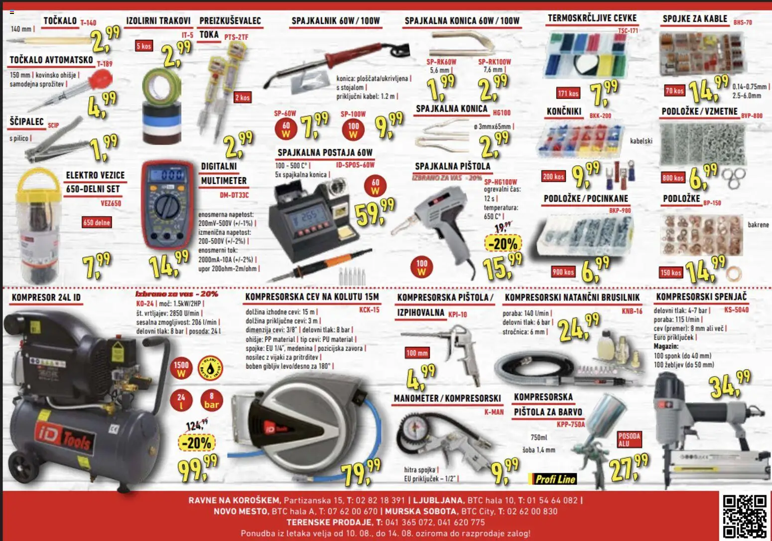 Novi Inter Diskont katalog ponudbe – veljaven od 10.08.2026 | Stran: 2 | Izdelki: Kabel, Kos, Brusilnik