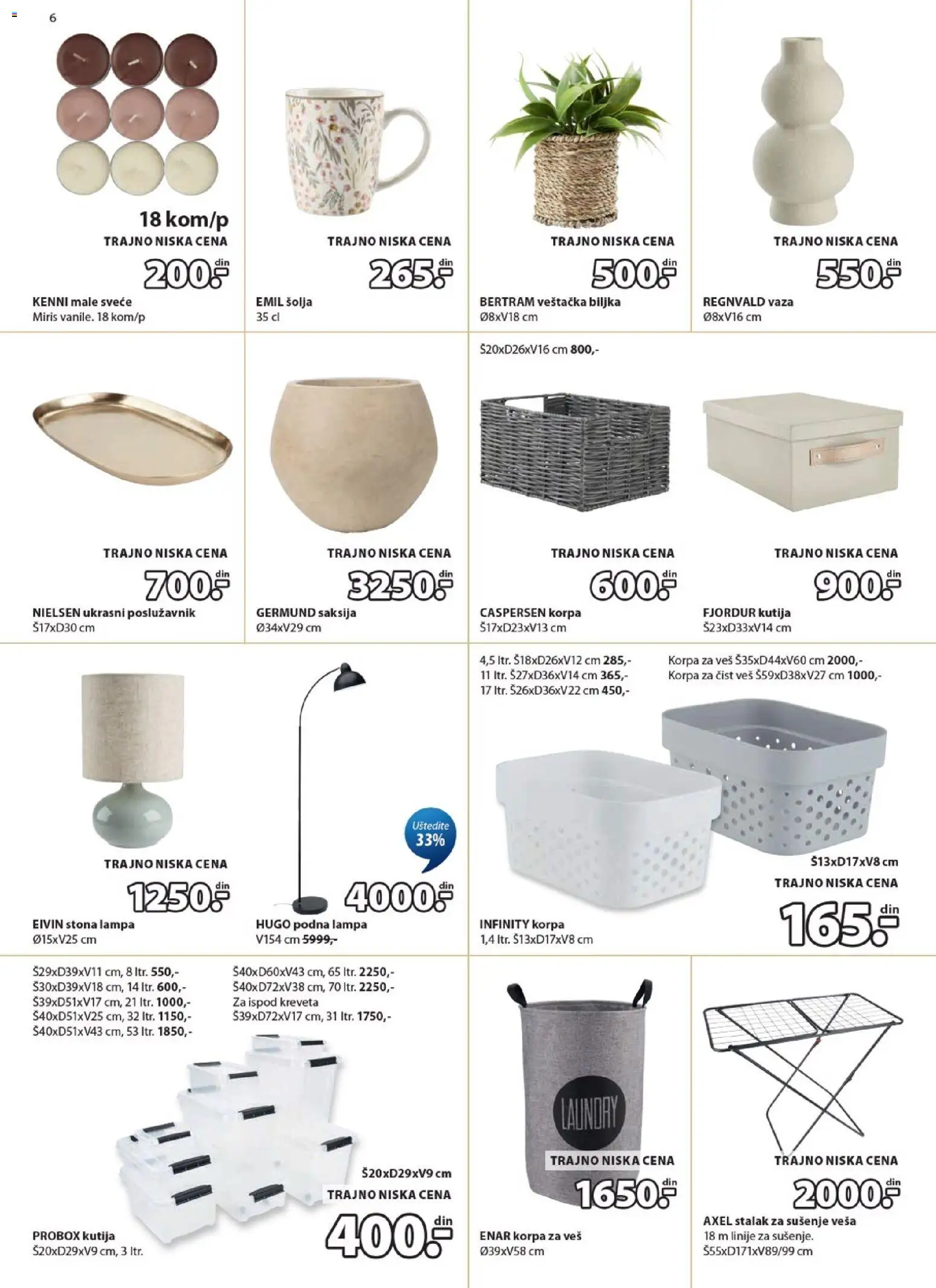 Jysk katalog - važi od 24.06.2026 | Strana: 6 | Proizvode: Miris, Kutija, Korpa, Hugo