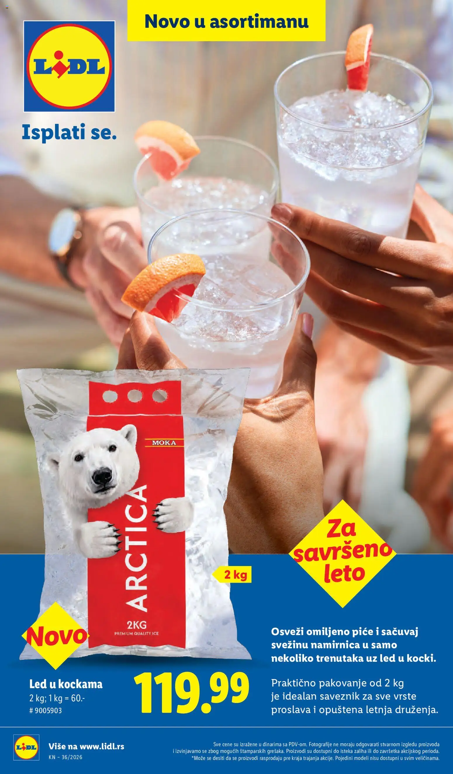 Lidl katalog - važi od 03.09.2026 | Strana: 72 | Proizvode: Led, Pakovanje, Piće