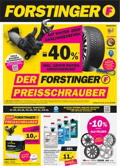 Forstinger Flugblatt ab 12.10.2026 gültig