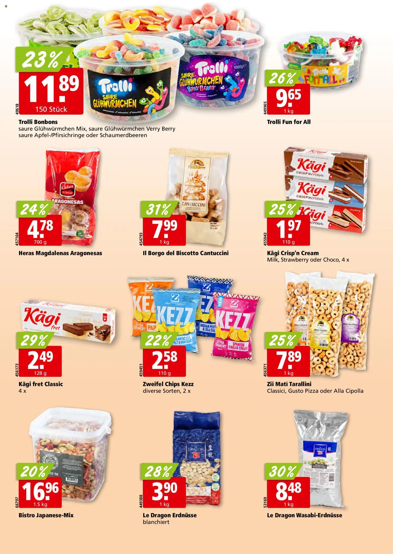 Aligro aktionen – gültig ab 20.07.2026 | Seite: 20 | Produkte: Erdnüsse, Pizza, Chips