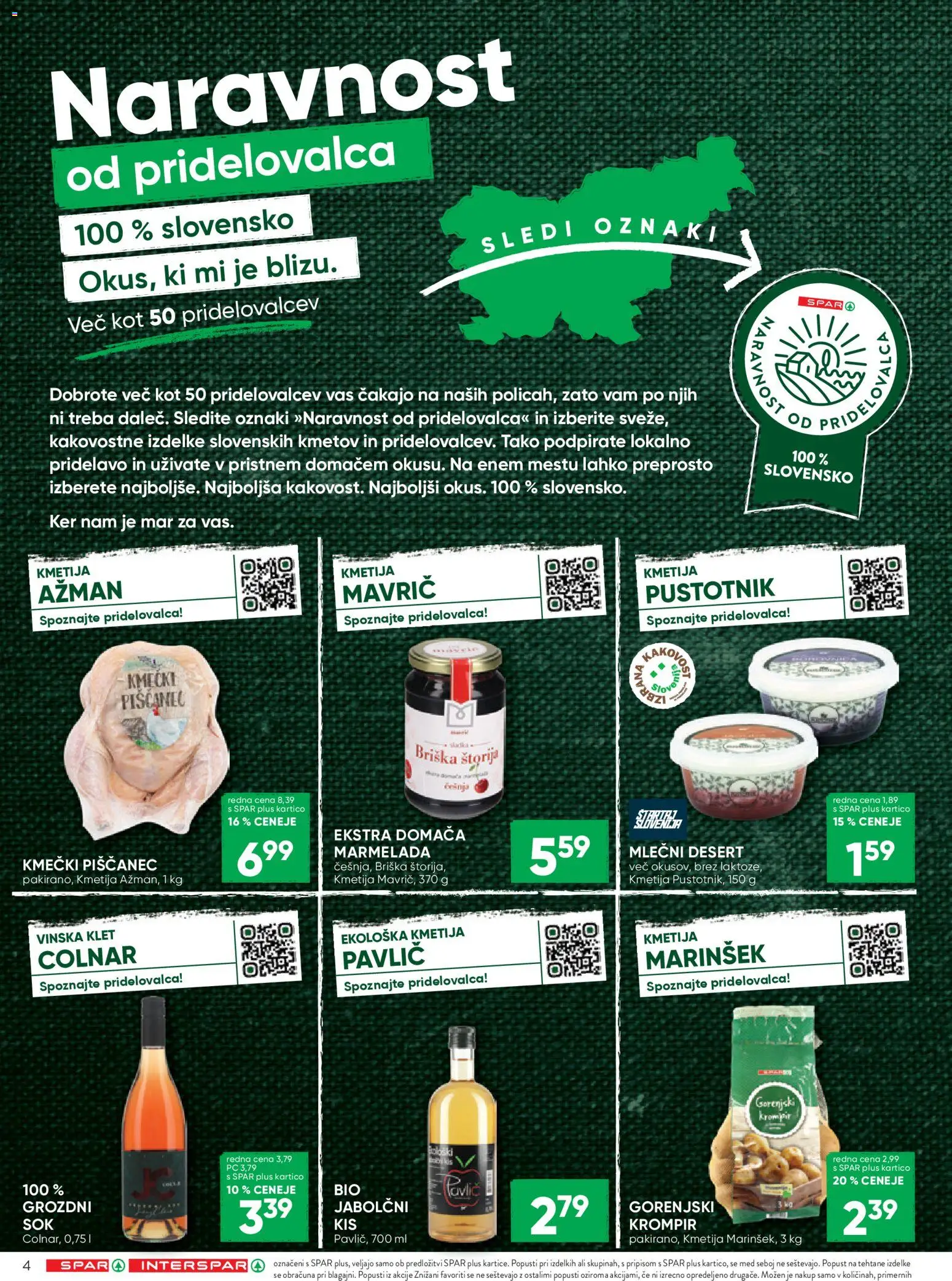 Novi Spar katalog ponudbe – veljaven od 21.10.2026 | Stran: 4