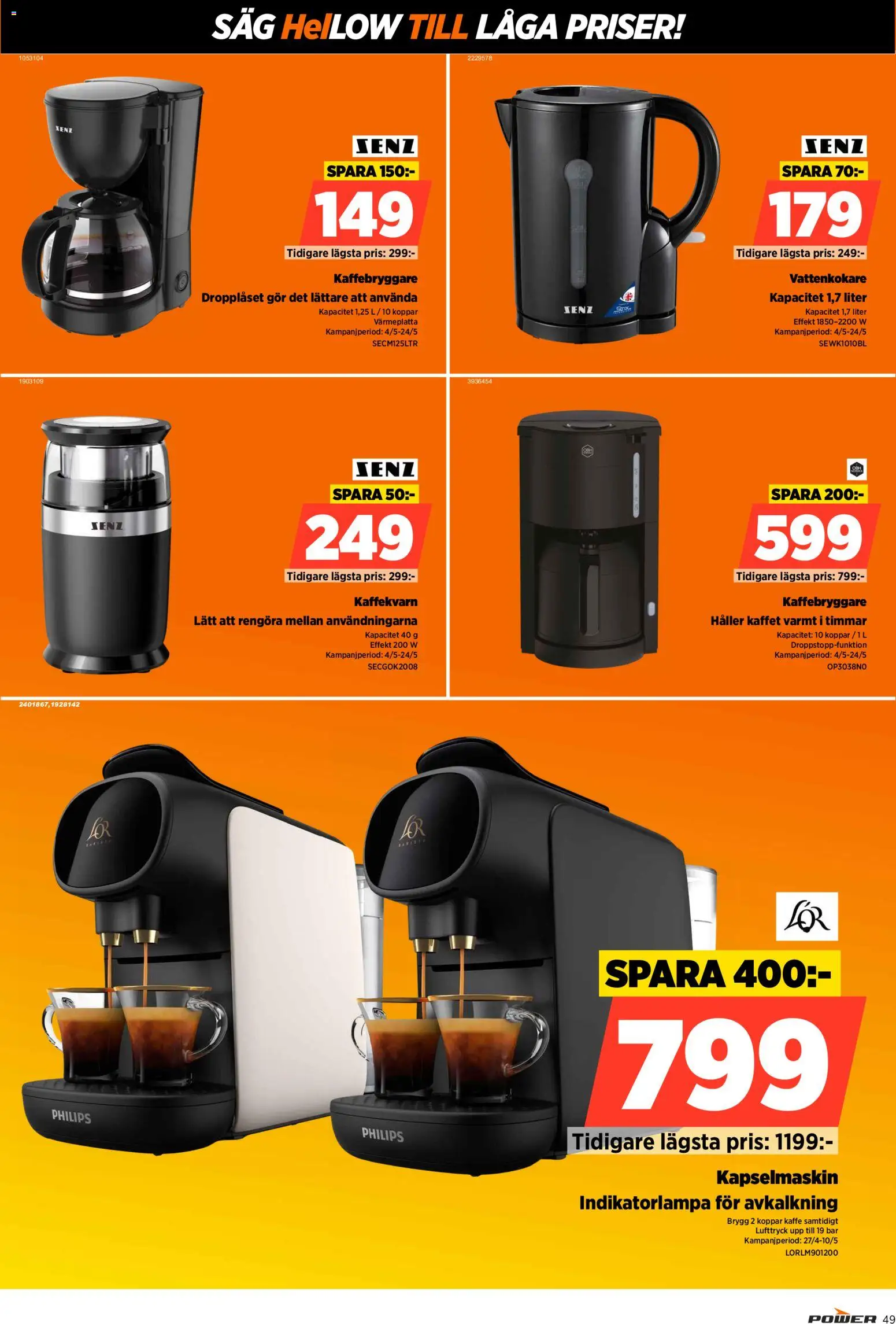Power reklamblad aktuell från 04.05.2026 | Sida: 49