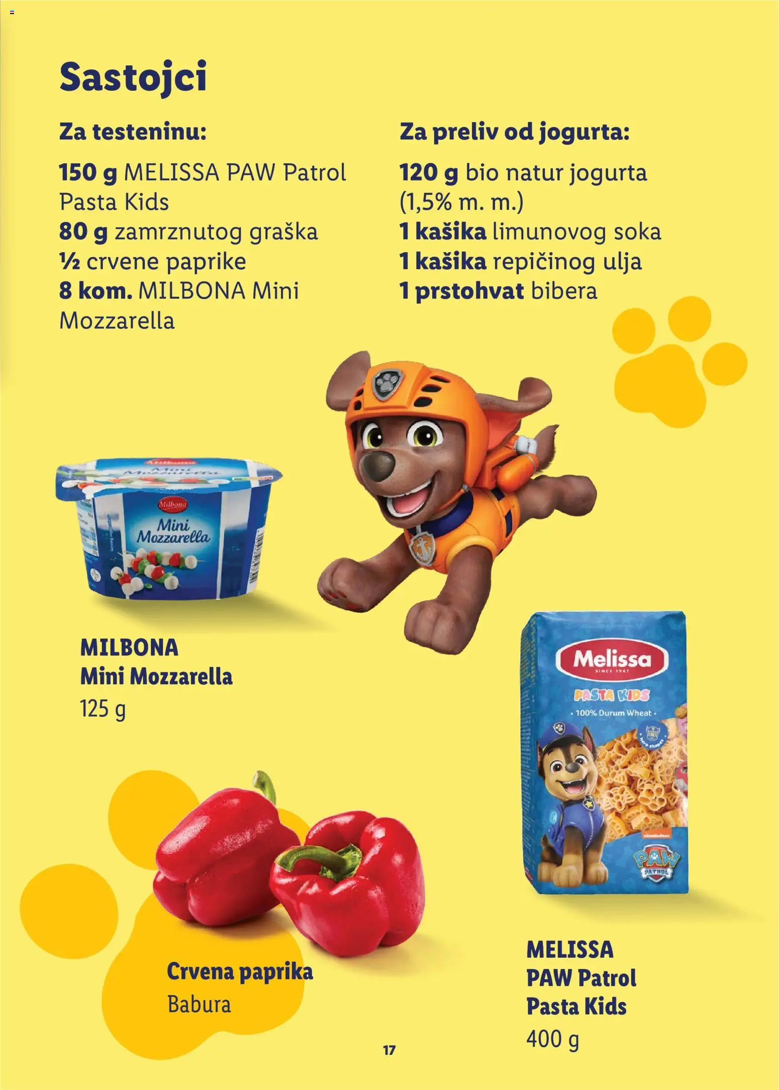 Lidl katalog - važi od 24.07.2026 | Strana: 17 | Proizvode: Paprika, Mozzarella