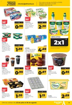 Vista previa Alimerka folleto Asturias válido desde el 23/07/2026 | Página: 15 | Productos: Omega, Lima, Tarta, Queso