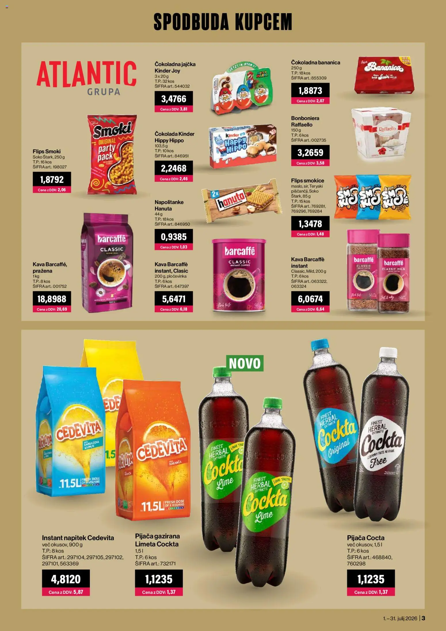 Novi Mercator katalog ponudbe – veljaven od 01.07.2026 | Stran: 3