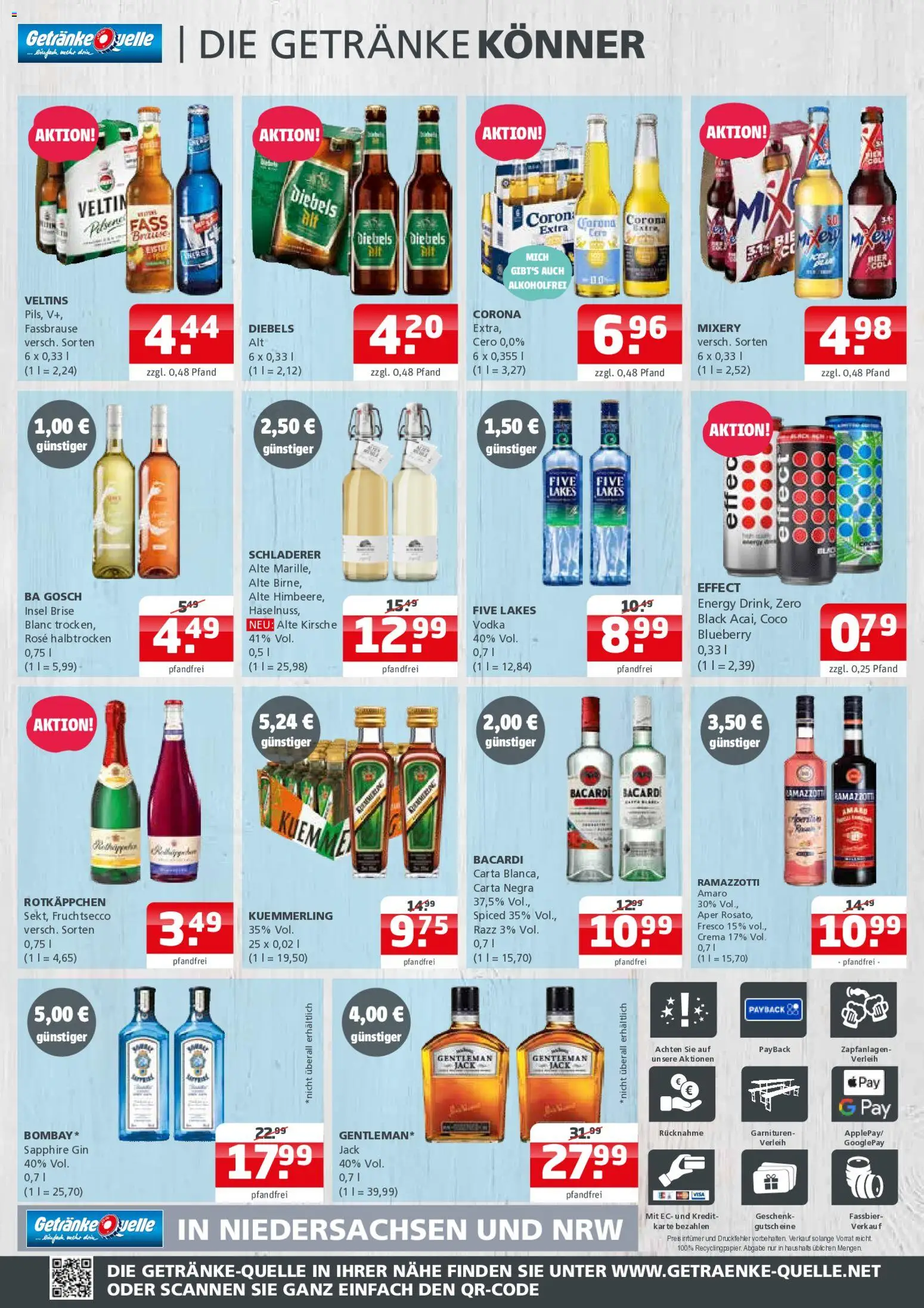 Getränke Quelle Prospekt – gültig ab 28.09.2026 | Seite: 4 | Produkte: Mixery, Vodka, Gin, Veltins