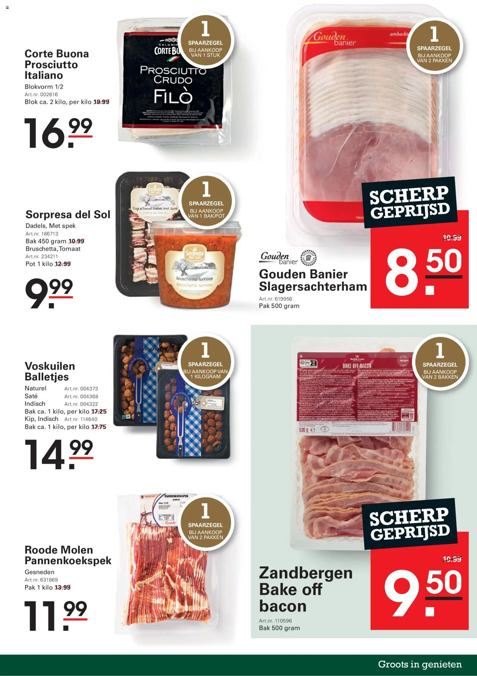 {H1} | Pagina: 49 | Producten: Tomaat, Pot, Bacon, Prosciutto crudo