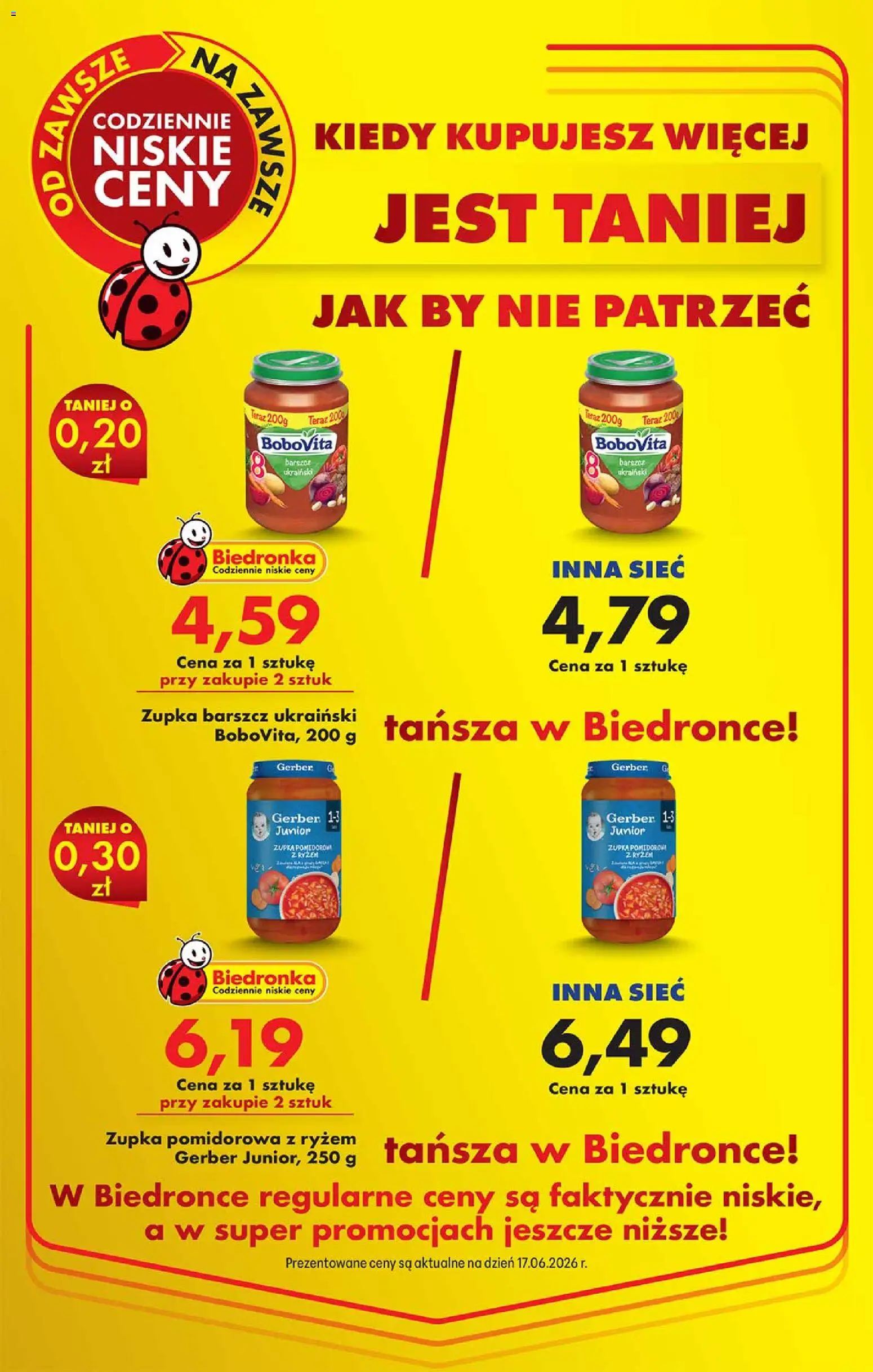 Biedronka gazetka - Jest taniej od 17.06.2026 | Strona: 3