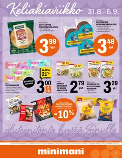 Minimani-mainoslehti voimassa 02/09/2026 alkaen | Sivu: 7 | Tuotteet: Näkkileipä, Kaura, Pihvi, Hampurilainen