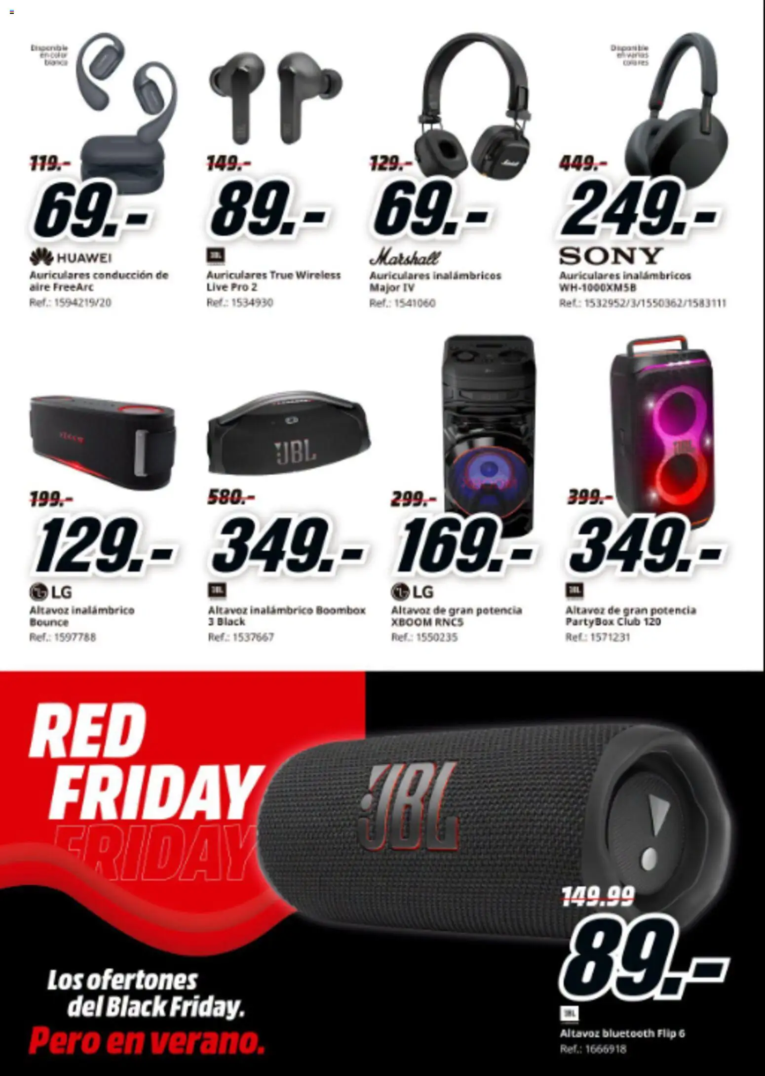 Media Markt folleto │ válido desde el 25/06/2026 | Página: 9 | Productos: Auriculares, Altavoz