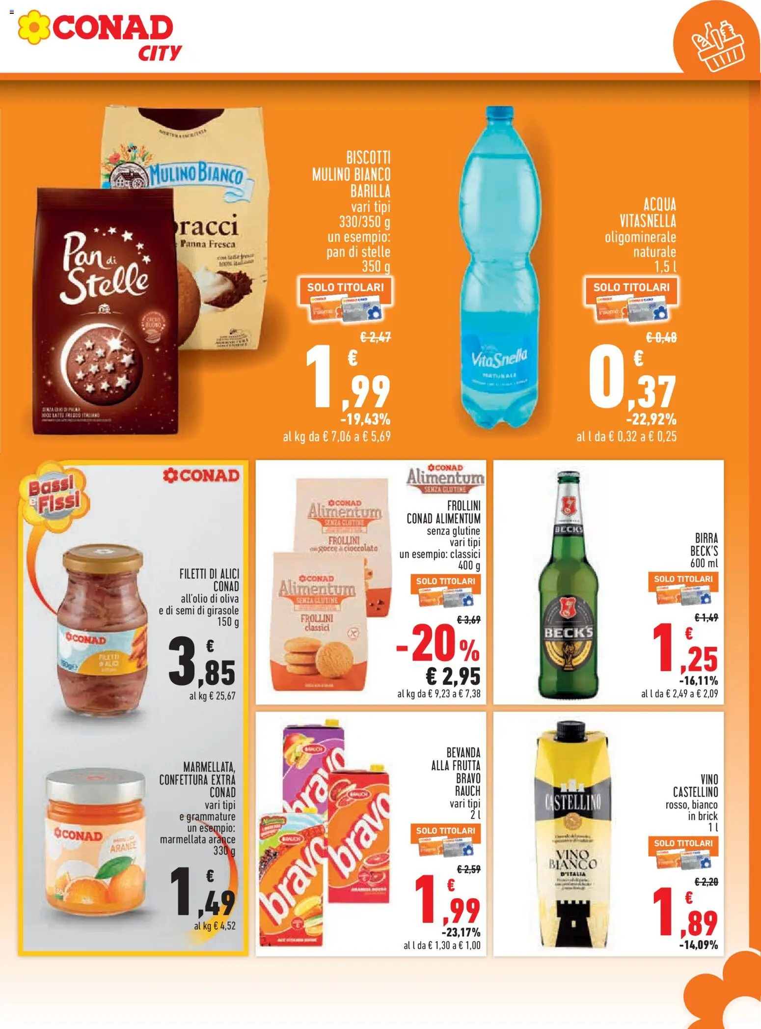 Volantino Conad del 08/10/2026 | Pagina: 11 | Prodotti: Cioccolato, Birra, Biscotti, Semi di girasole