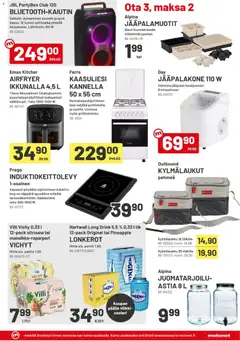 Motonet-mainoslehti voimassa 15/06/2026 alkaen | Sivu: 9 | Tuotteet: Levy, Liesi, Raparperi, Kylmälaukku