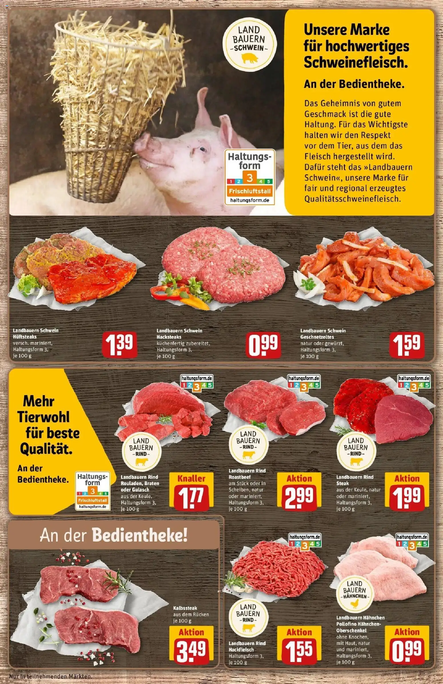 Rewe Prospekt Weinstadt / Beutelsbach – gültig ab 17.05.2026 | Seite: 12 | Produkte: Hahnchen, Steak, Fleisch, Hackfleisch