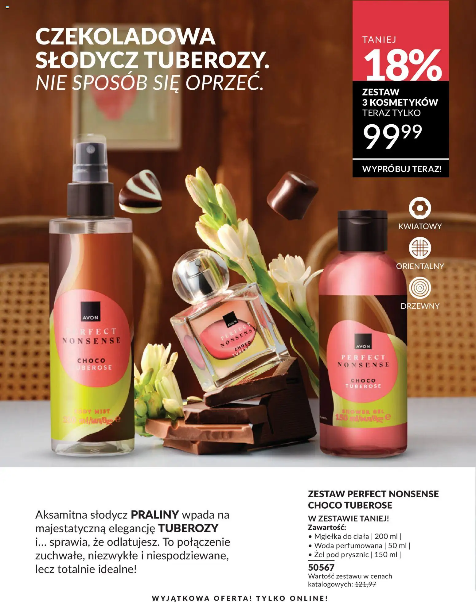 Avon Katalog 6 2026 od 01.06.2026 | Strona: 183 | Produkty: Praliny, Prysznic, Żel pod prysznic, Woda