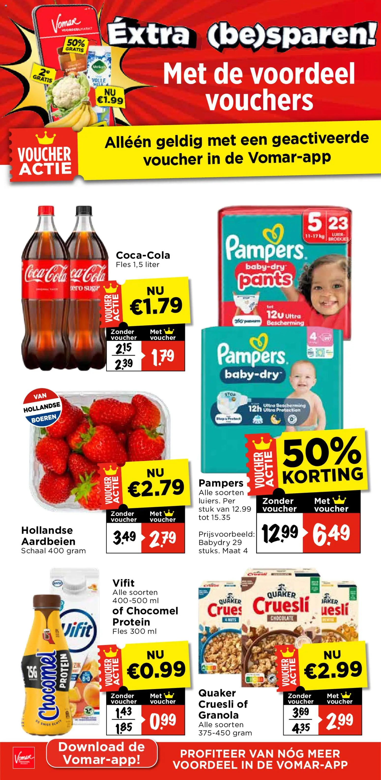 {H1} | Pagina: 9 | Producten: Aardbeien, Schaal, Fles, Coca Cola