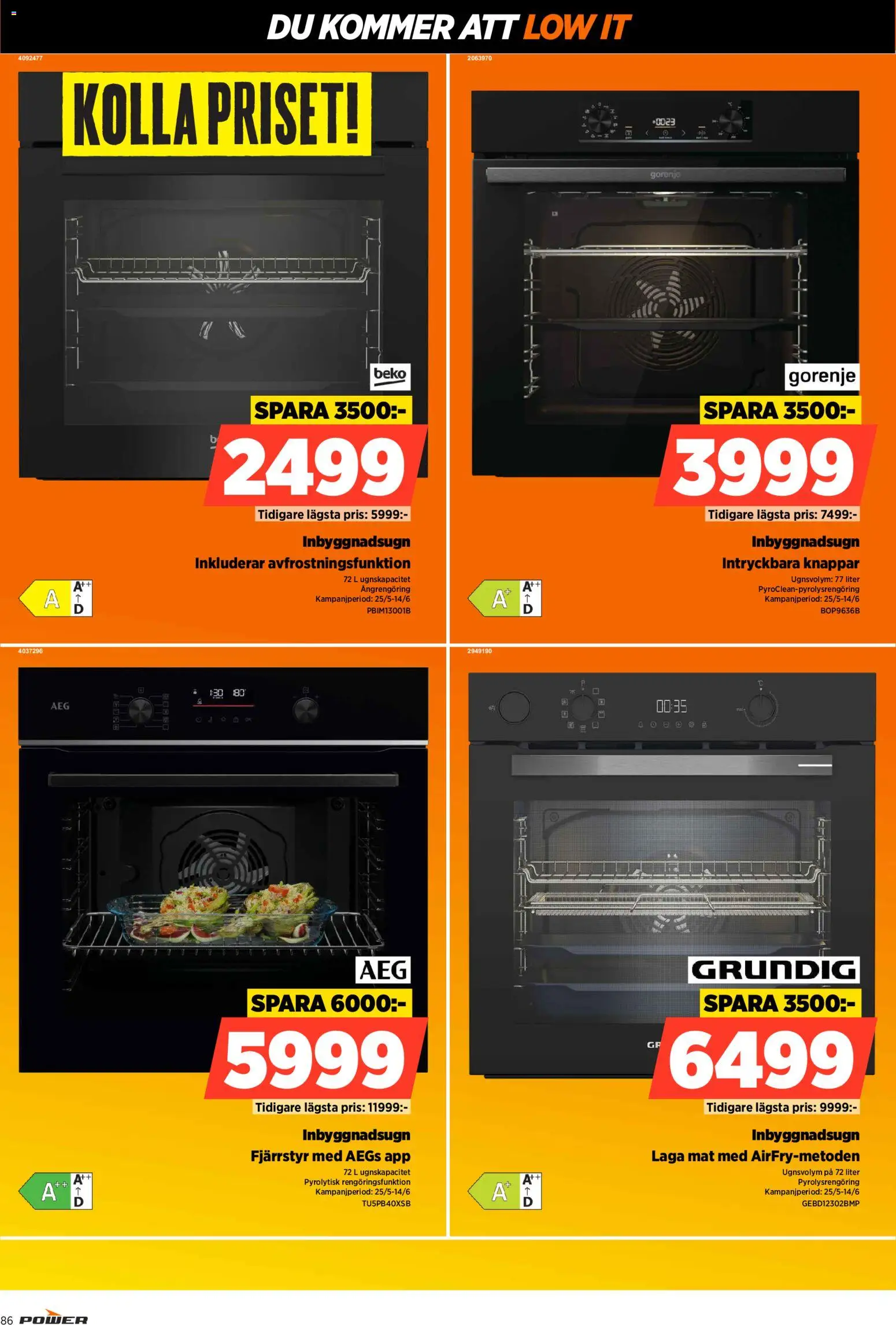 Power reklamblad aktuell från 08.06.2026 | Sida: 86