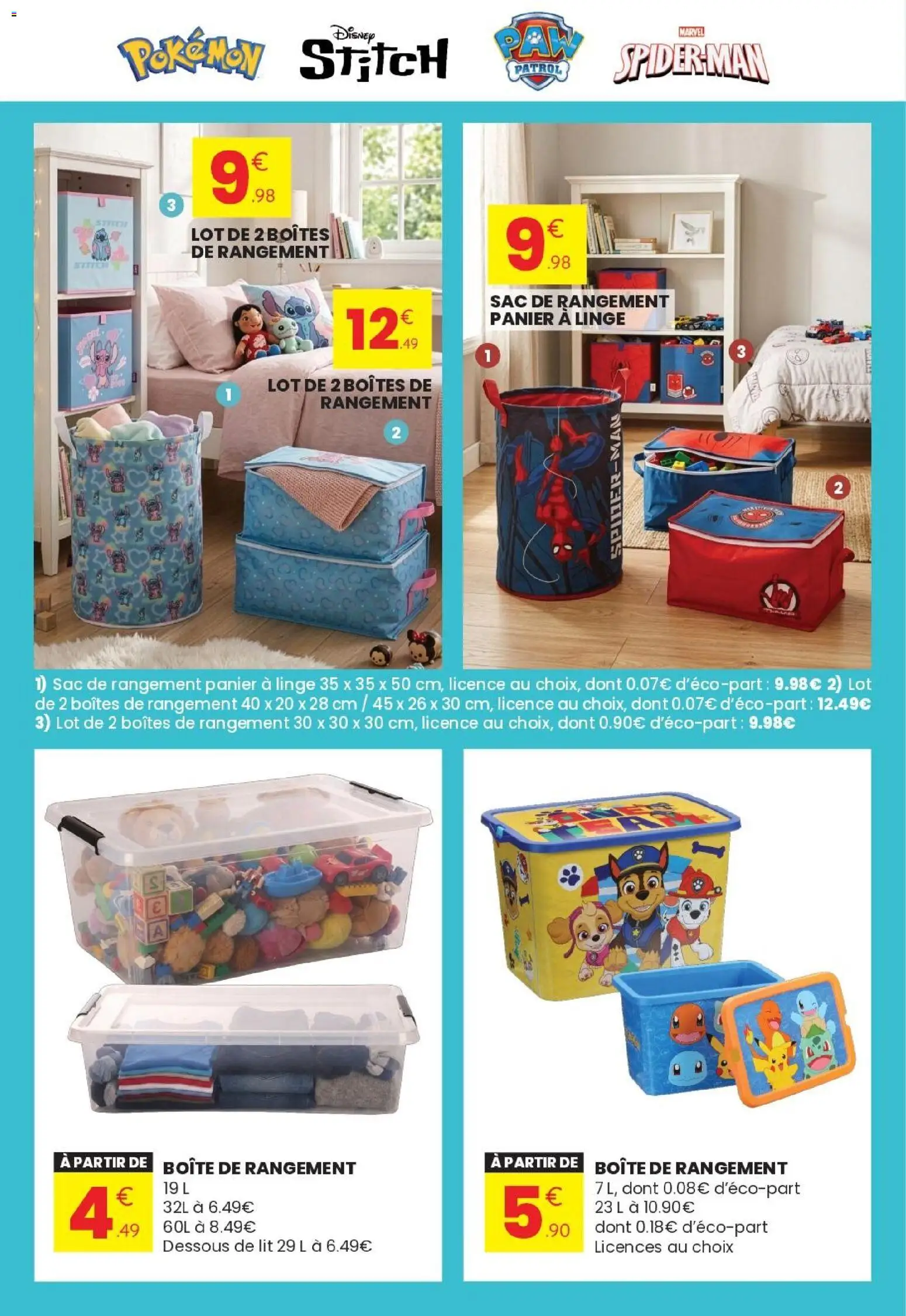 {H1} | Page: 18 | Produits: Sac, Panier, Boîtes de rangement, Boîte de rangement