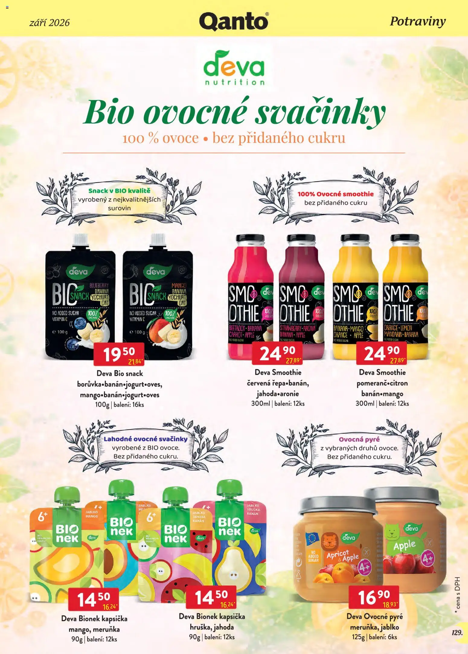 Astur & Qanto leták - Velkoobchod 09/2026 od 01.09.2026 | Strana: 129 | Produkty: Mango, Apple, Banán, Potraviny
