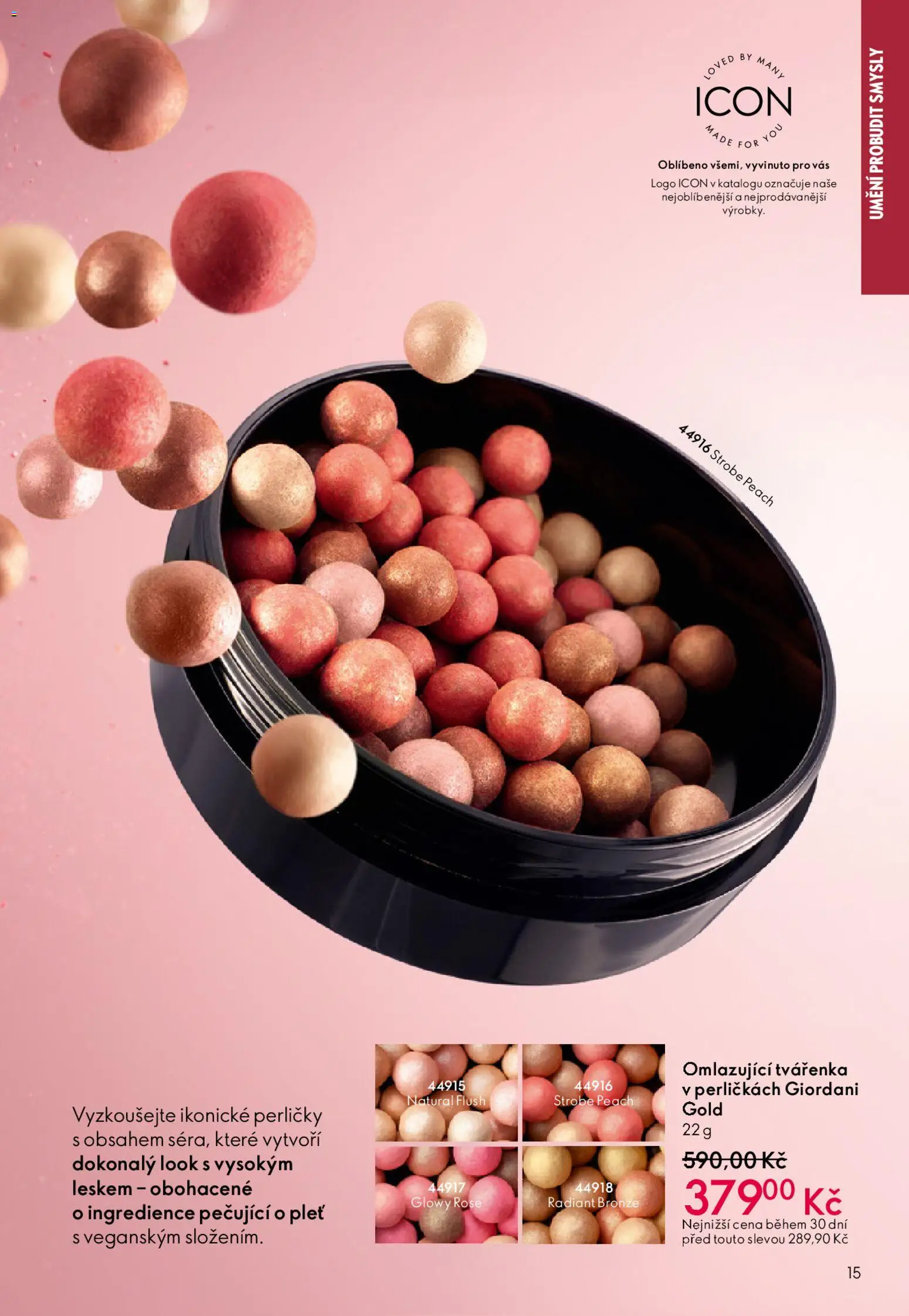 Oriflame katalog č. 06/2026 od 15.04.2026 | Strana: 15 | Produkty: Tvářenka