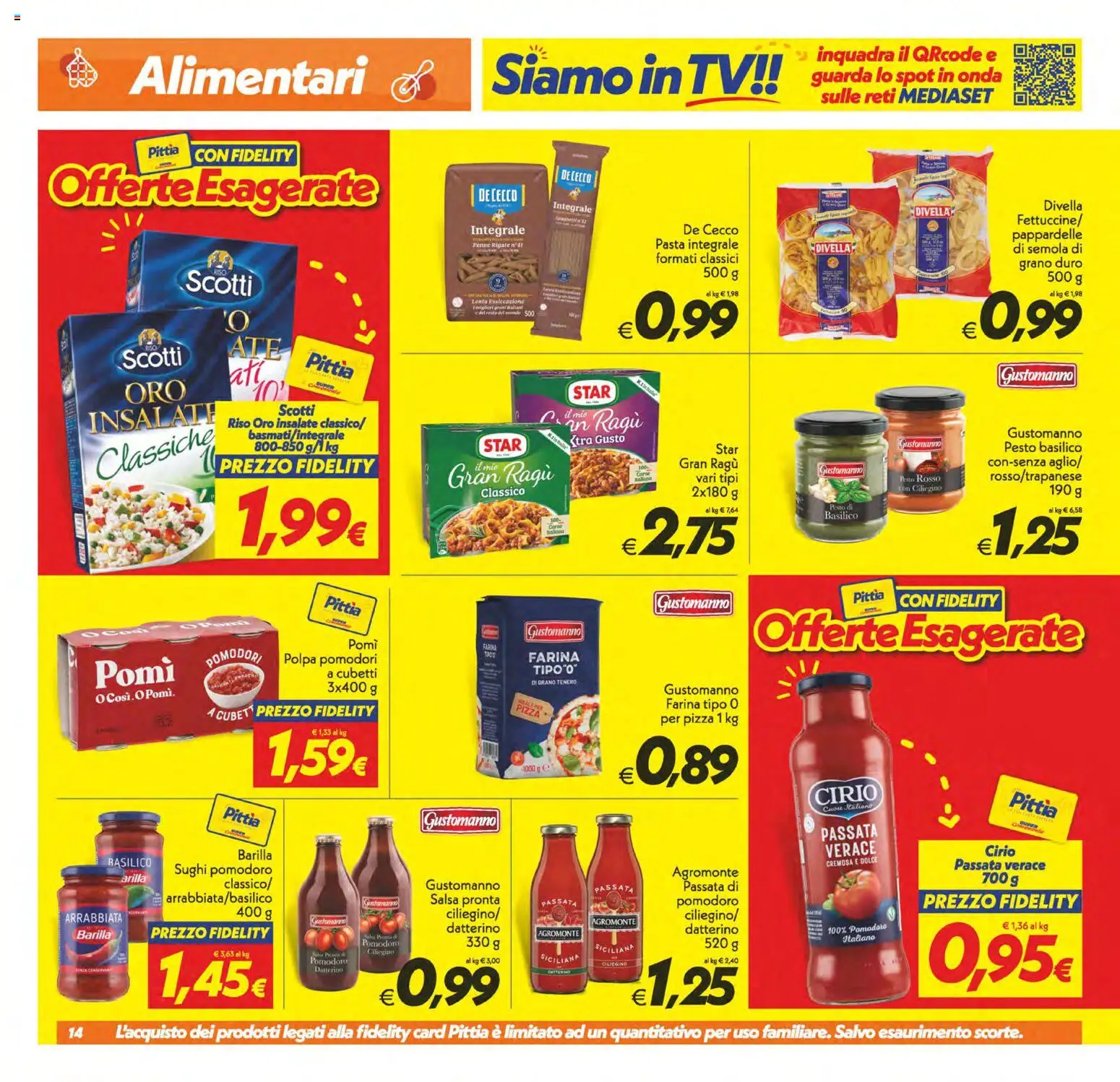Volantino SuperConveniente del 09.06.2026 | Pagina: 14 | Prodotti: Pizza, Salsa, Pomodoro, Pesto