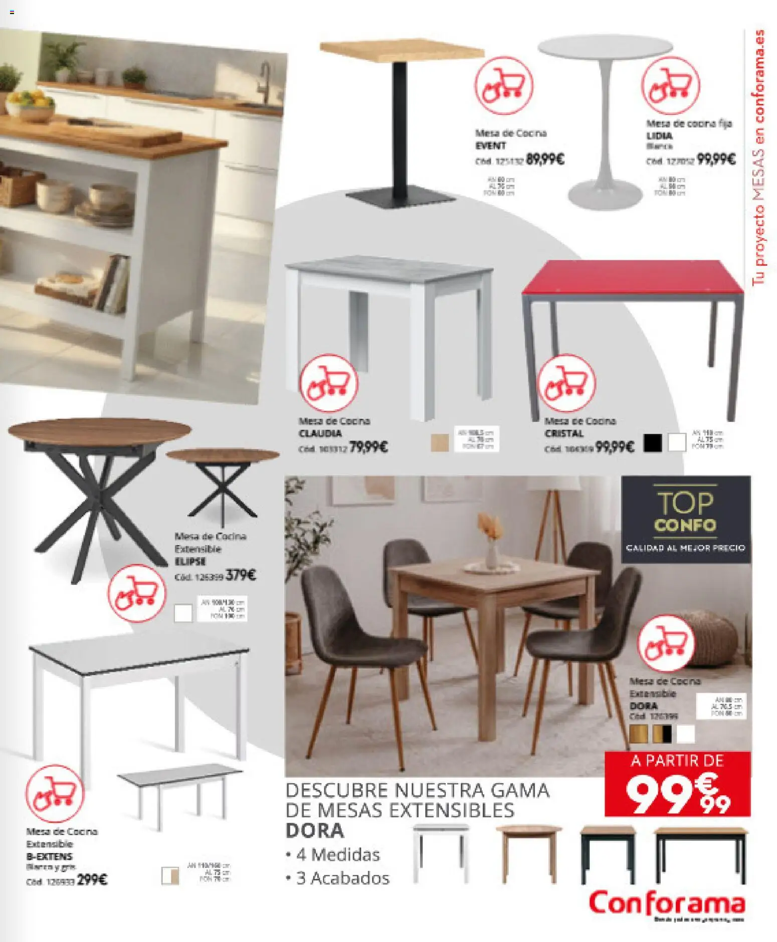 Conforama folleto │ válido desde el 16.04.2026 | Página: 79 | Productos: Té, Cocina, Mesa