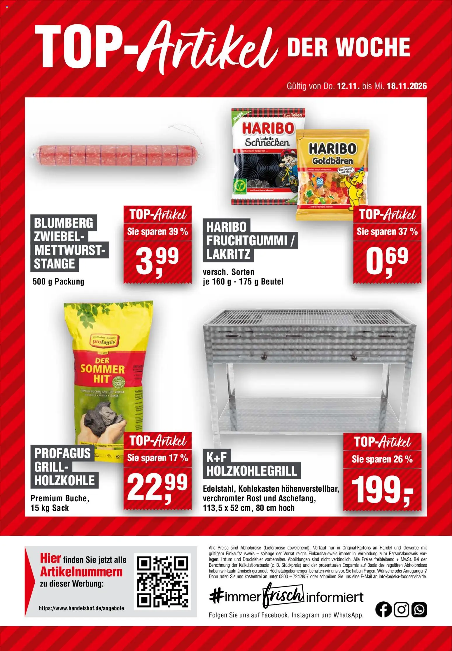 Handelshof Prospekt – gültig ab 12.11.2026 | Seite: 24 | Produkte: Grill, Haribo