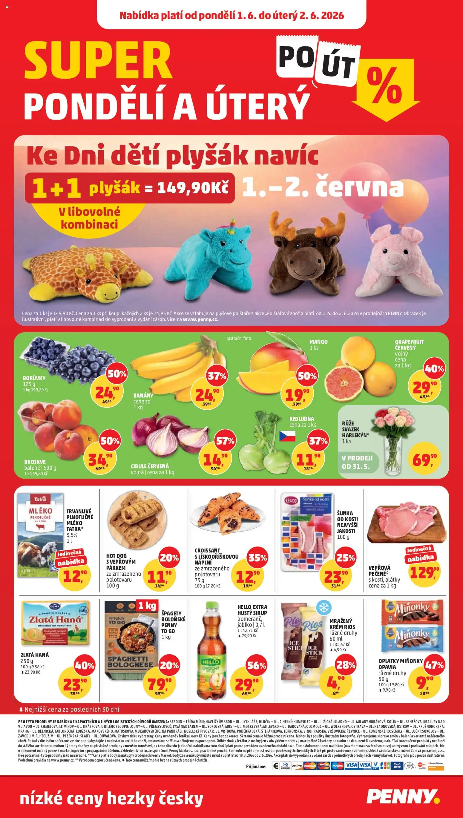 Penny Market leták od 27.05.2026 | Strana: 28 | Produkty: Polštáře, Krém, Špagety, Body