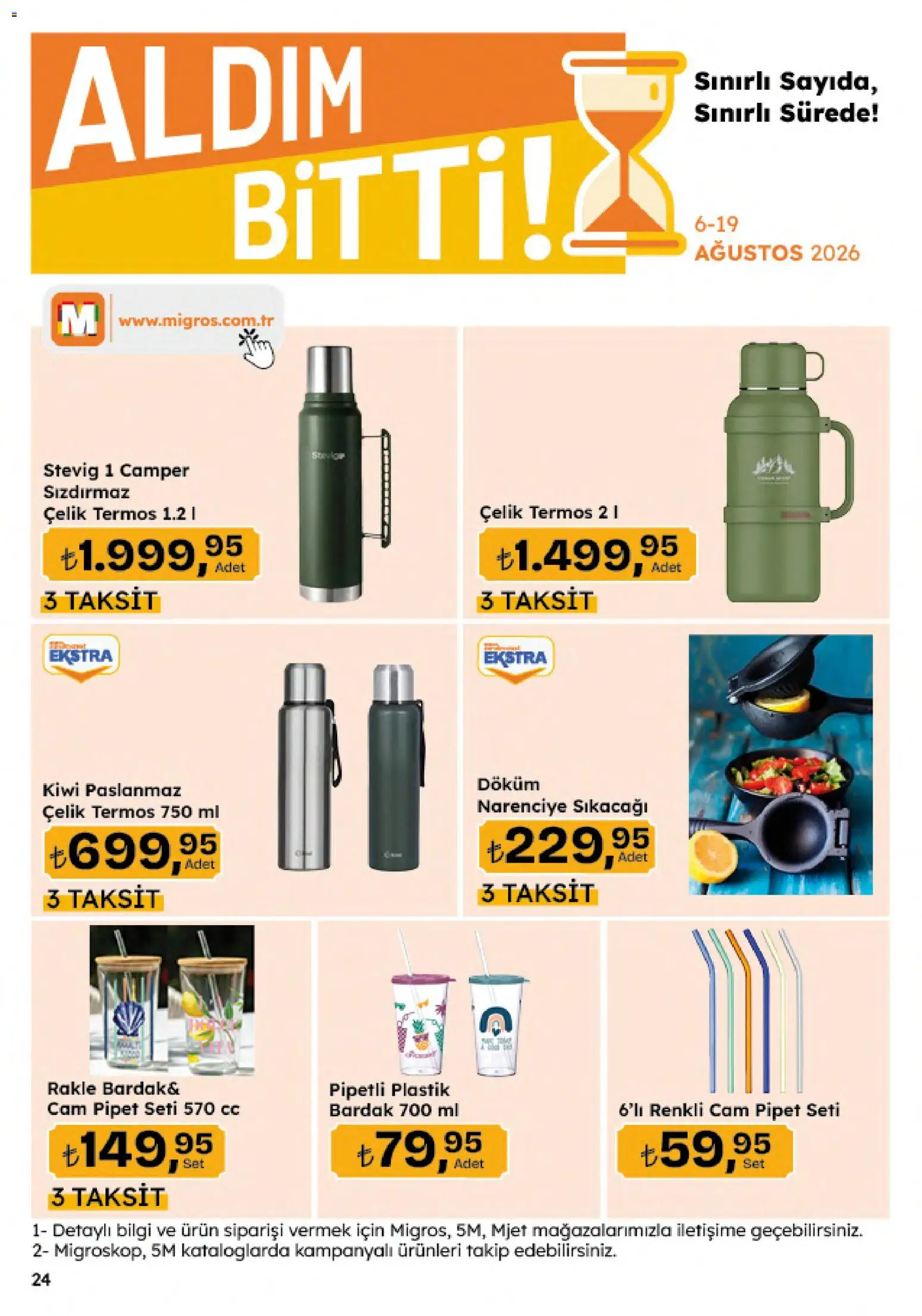 Migros Katalog - Migroskop - 06 Ağustos 2026 tarihinden itibaren geçerlidir | Sayfa: 135