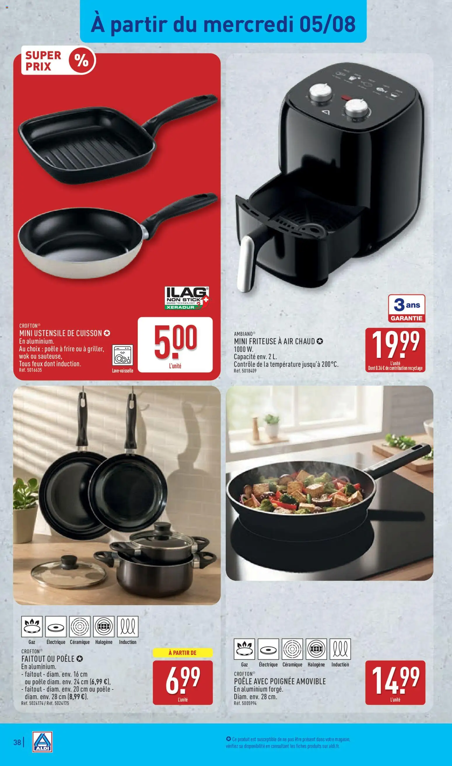 {H1} | Page: 40 | Produits: Faitout, Friteuse, Air fryer, Friteuse à air chaud