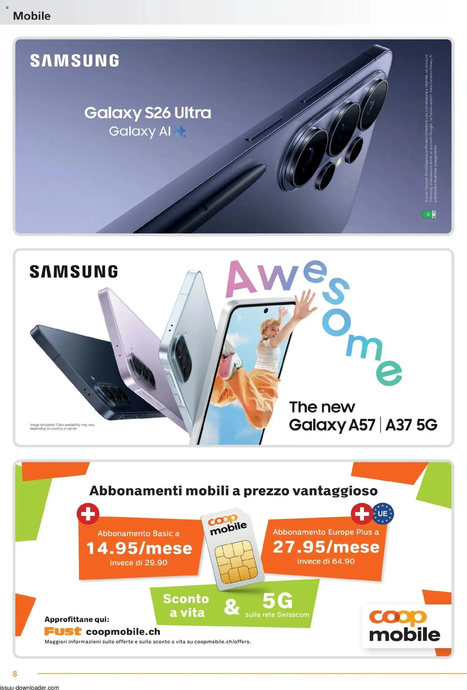 Fust aktionen IT – gültig ab 01.05.2026 | Seite: 8 | Produkte: Samsung