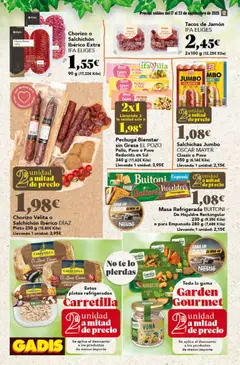 Vista previa Gadis folleto válido desde el 17/09/2026 | Página: 12 | Productos: Calabacín, Masa, Tacos, Sal