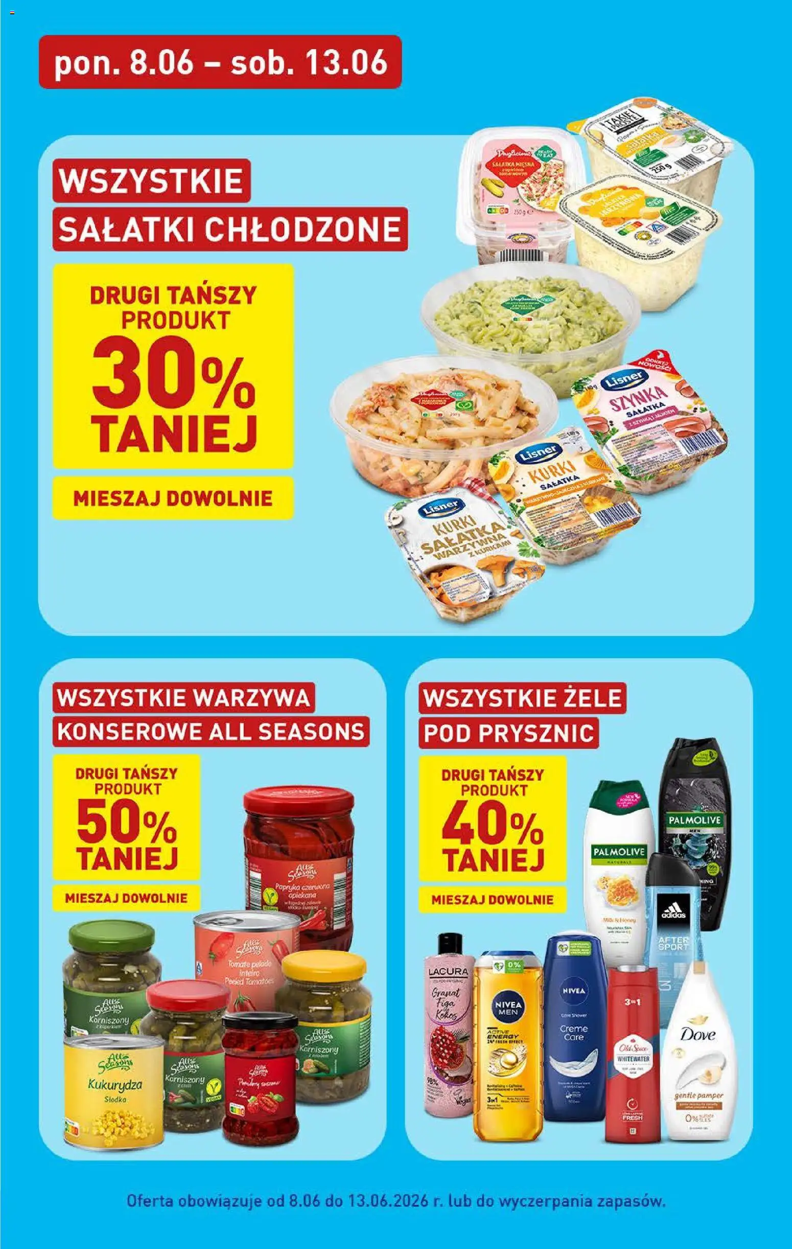 Aldi gazetka - Oferta weekendowa od 11.06.2026 | Strona: 11 | Produkty: Szynka, Papryka, Prysznic, Sałatka