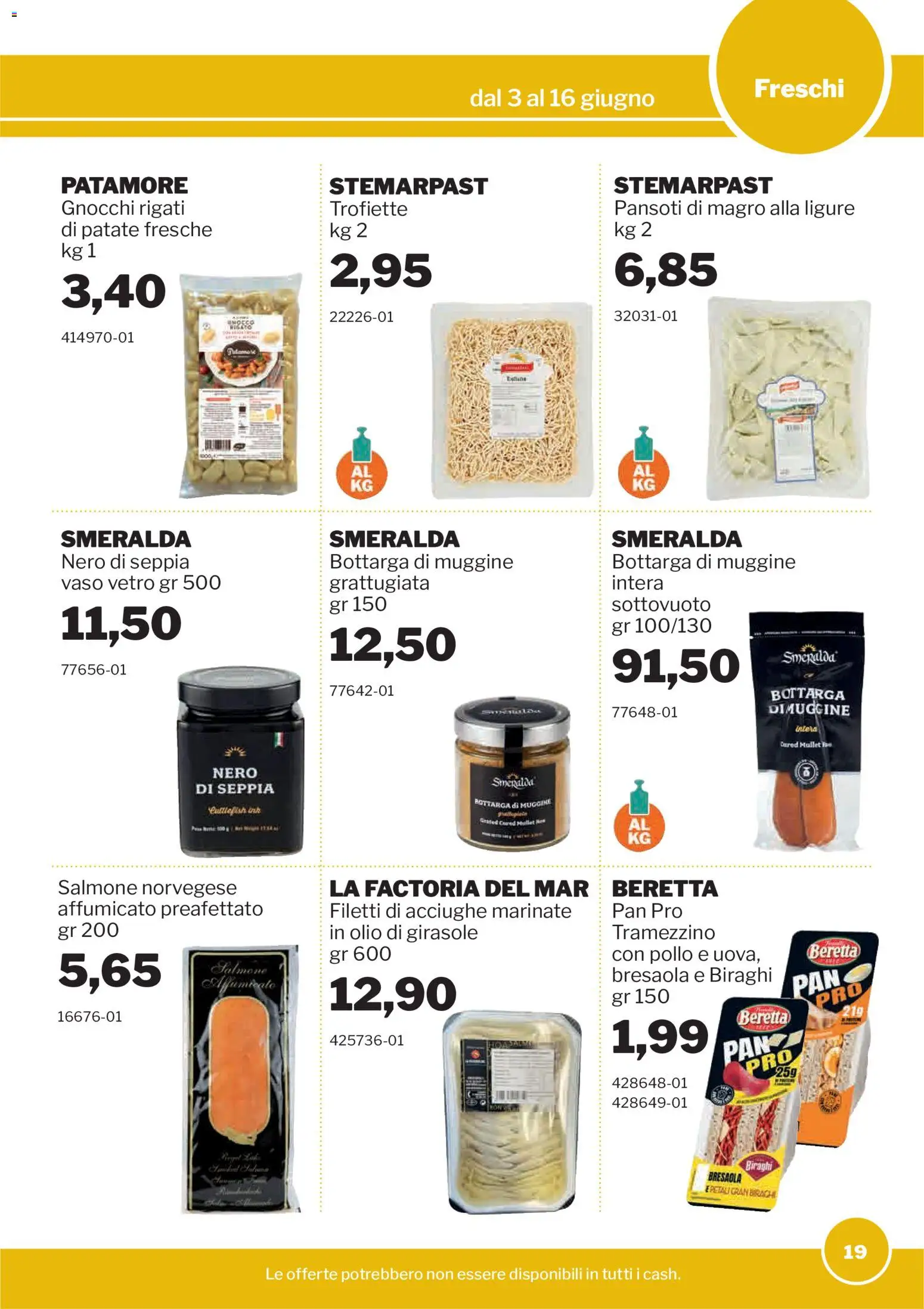 Volantino Sogegross del 03.06.2026 | Pagina: 19 | Prodotti: Pollo, Patate, Olio di girasole, Vaso