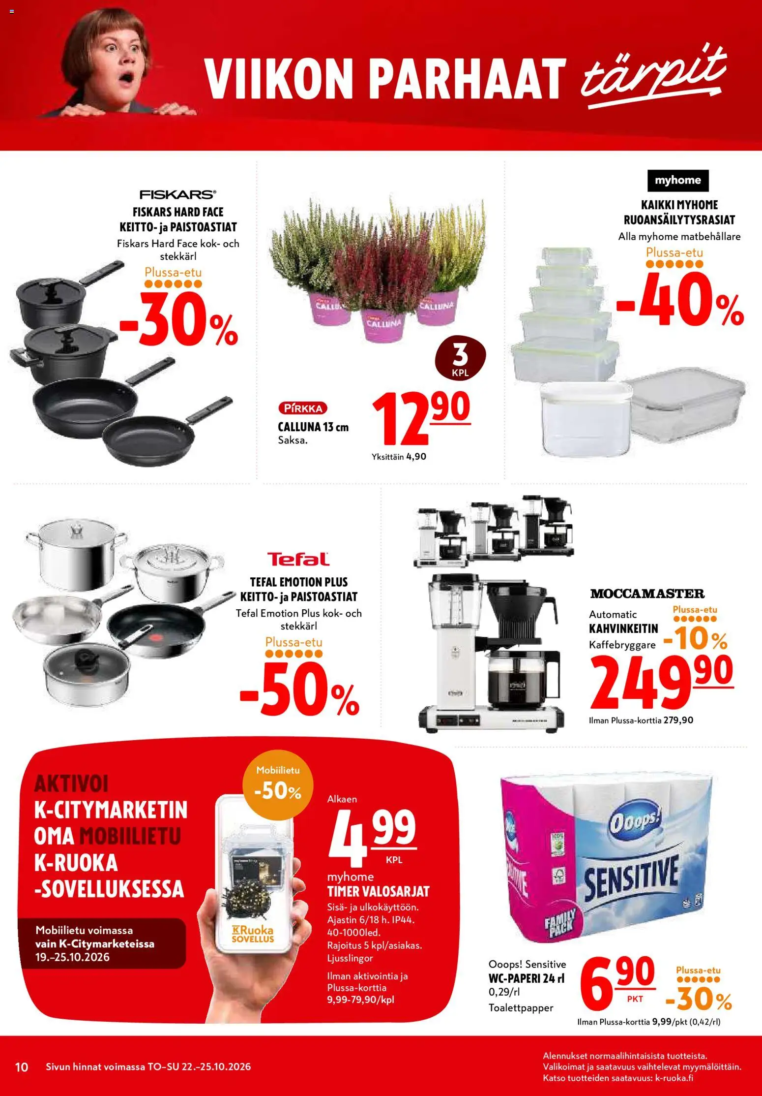K-Citymarket tarjoukset – voimassa 22/10/2026 alkaen | Sivu: 10