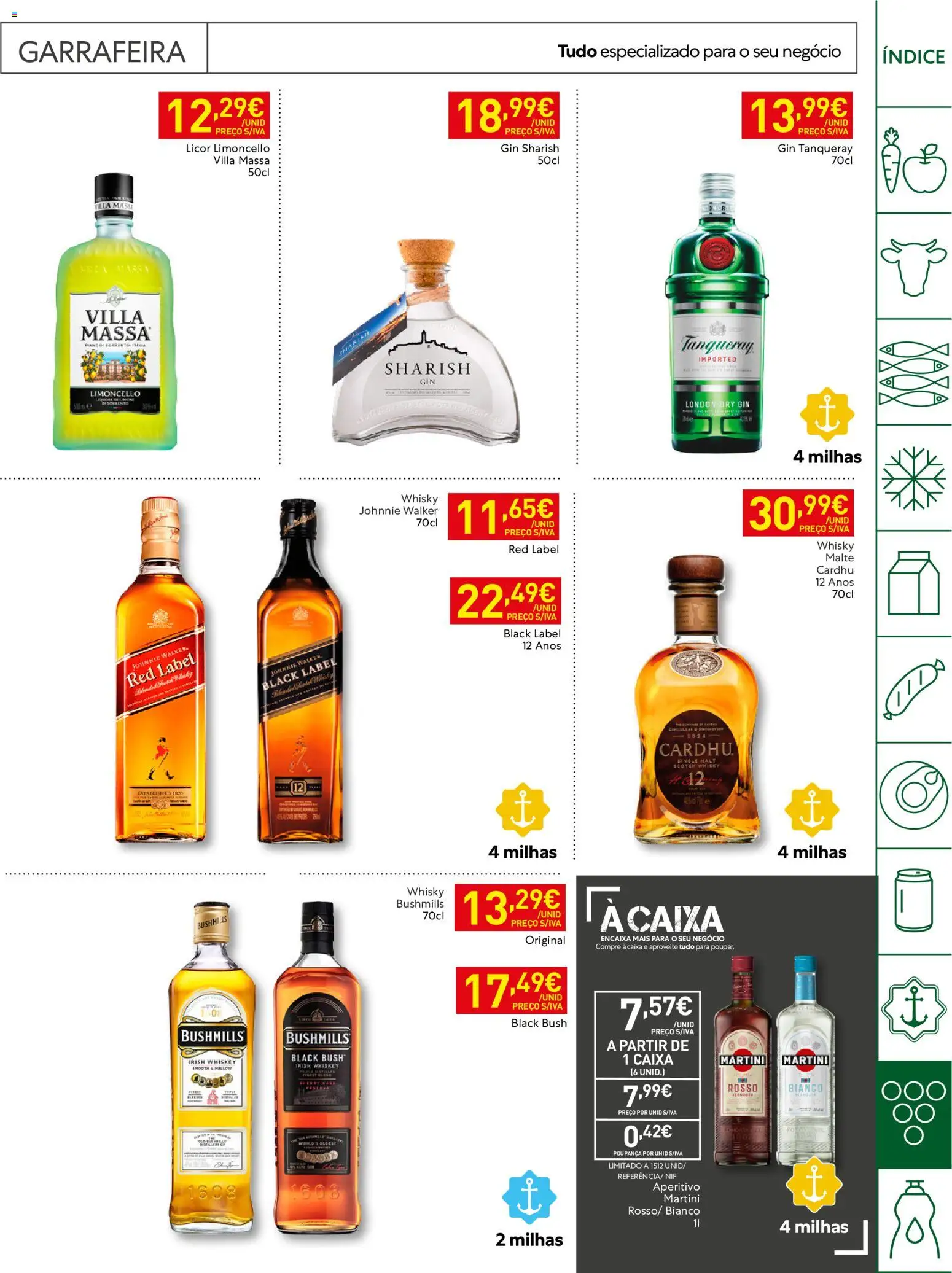 Recheio folheto Horeca Madeira │ válido de 20/10/2026 | Página: 25 | Produtos: Whisky, Martini, Caixa, Gin